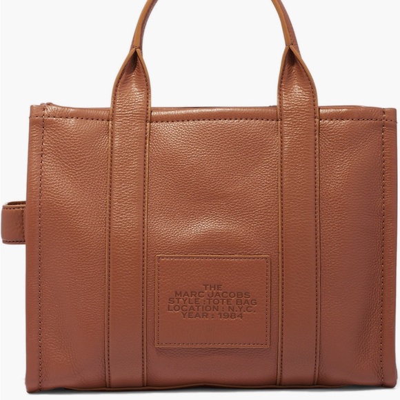 Marc Jacobs Medium Tan Leather Tote Bag - Picture 6 of 10